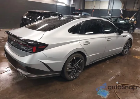 2025 Hyundai Sonata N Line из США, поврежденный, VIN KMHL54JC5SA453067